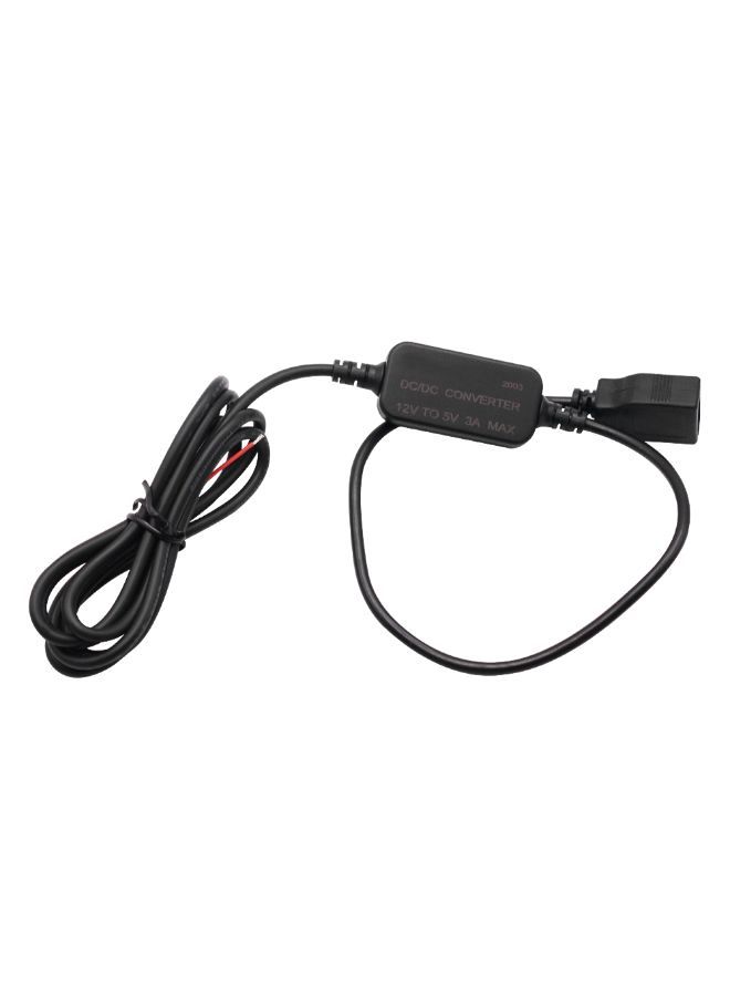 NIBEMINENT USB Phone Charger Power Converter Adapter Black