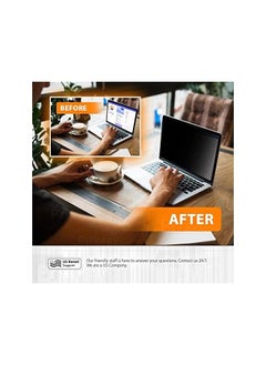 PROMASS Screen Filters, 15.6"" Inch (1 Pack) Laptop Privacy Screen-Filter for 16:9 Widescreen Display; 60 Degree Privacy, Advanced Anti-Glare, UV Light Reduction & Blue Light Filter  - Image 3