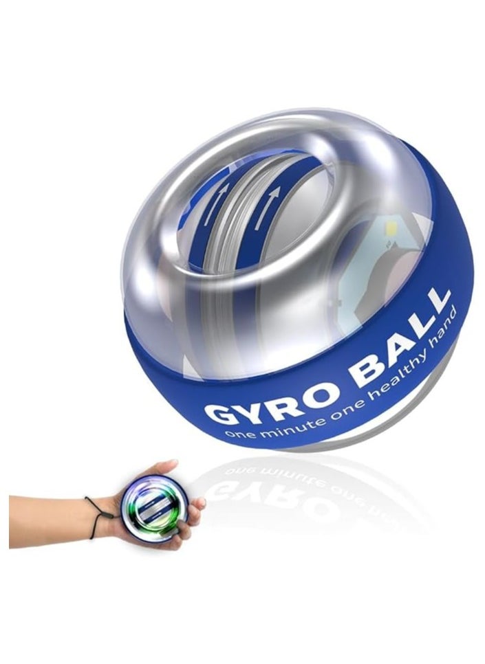 QSHOP Self Starting Gyroscope Ball for Wrist Arm and Finger Strength Training Self Starting Ball Finger Grip Strength Training Stress Relief  - Image 1