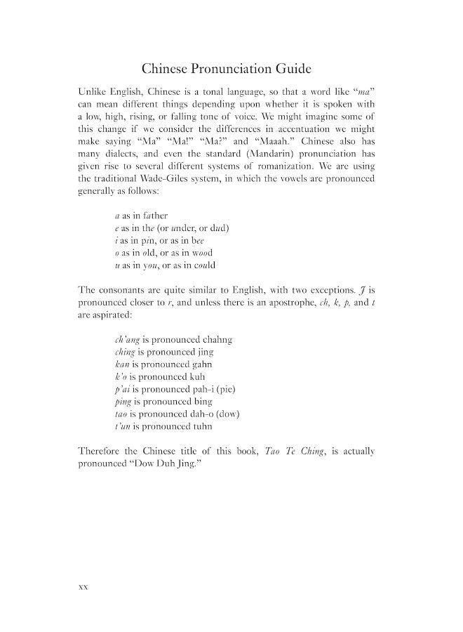 Tao Te Ching