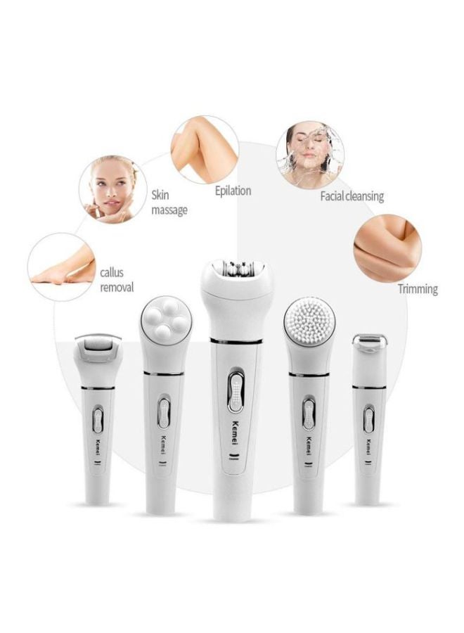 Kemei Rechargeable Electric Callus Remover White - Image 3