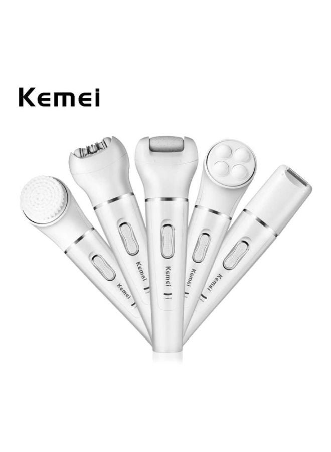 Kemei Rechargeable Electric Callus Remover White - Image 2