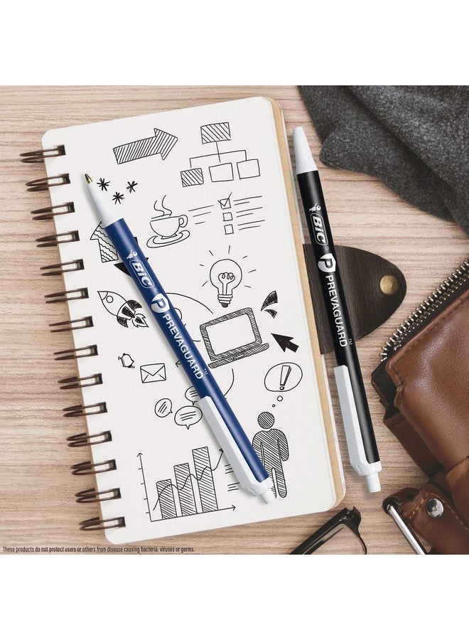 بيك قلم حبر جاف Prevaguard Clic Stic يحتوي على حماية مدمجة في القلم لقمع نمو البكتيريا، أسود، 60 قلمًا - Image 5