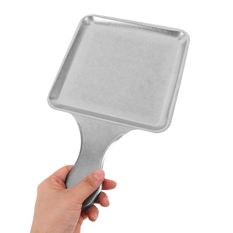 4 pcs Stake Plate Unbreakable: Stainless with Handles - Metal Dinner Tray for Steak BBQ Western Cuisine Easy to - Image 2