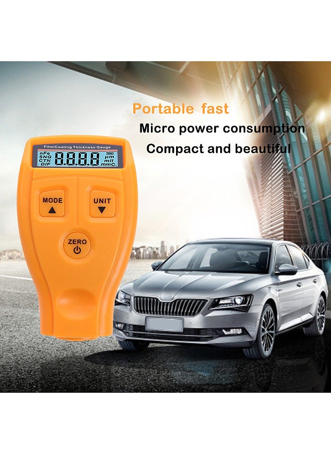 Generic - GM200 Coating Thickness Gauge LCD Digital Paint Thickness Probe Tester Tester Meter LCD Display Paint Measure Tester Tool Instruments - Image 1