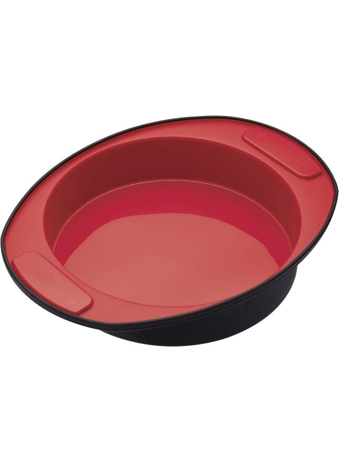 MASTERCLASS Smart Silicone Flexible Round Cake Pan 20.5Cm (11"), Sleeved - Image 3