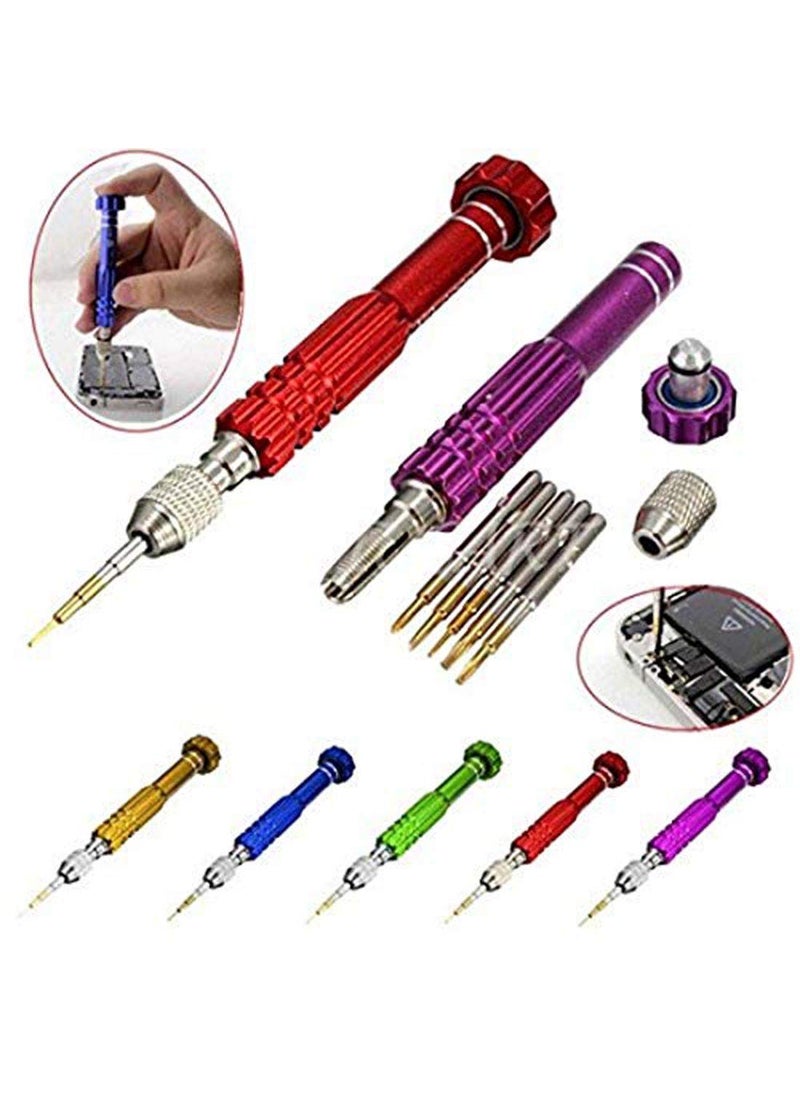 DIY Crafts DIY Crafts Colour Shade 3, Random, 2 Pcs 5-in-1 Eyeglass Repair Kit, Small Precision Jewelers Screwdriver Set, PS4 Screw Driver, Pocket Screw (Colour Shade 3, Random)  - Image 4
