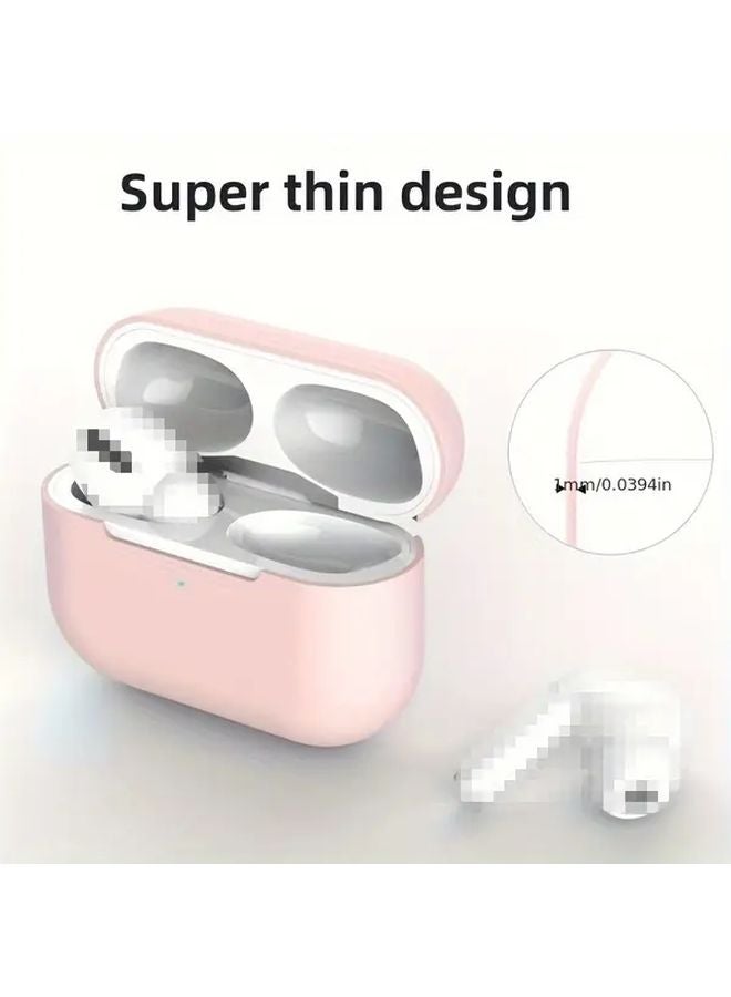 Dark Green Silicone Cover Case For Apple Airpods Pro Wireless Earphone Skin Protector - Image 5