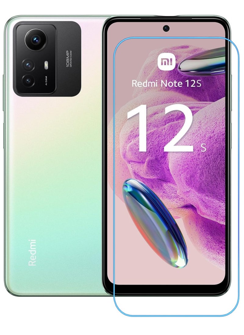 ACLIX Antistatic ESD Dustproof Premium Quality High Definition Clear Tempered Glass Screen Protector Designed For Xiaomi Redmi Note 12S - Image 1