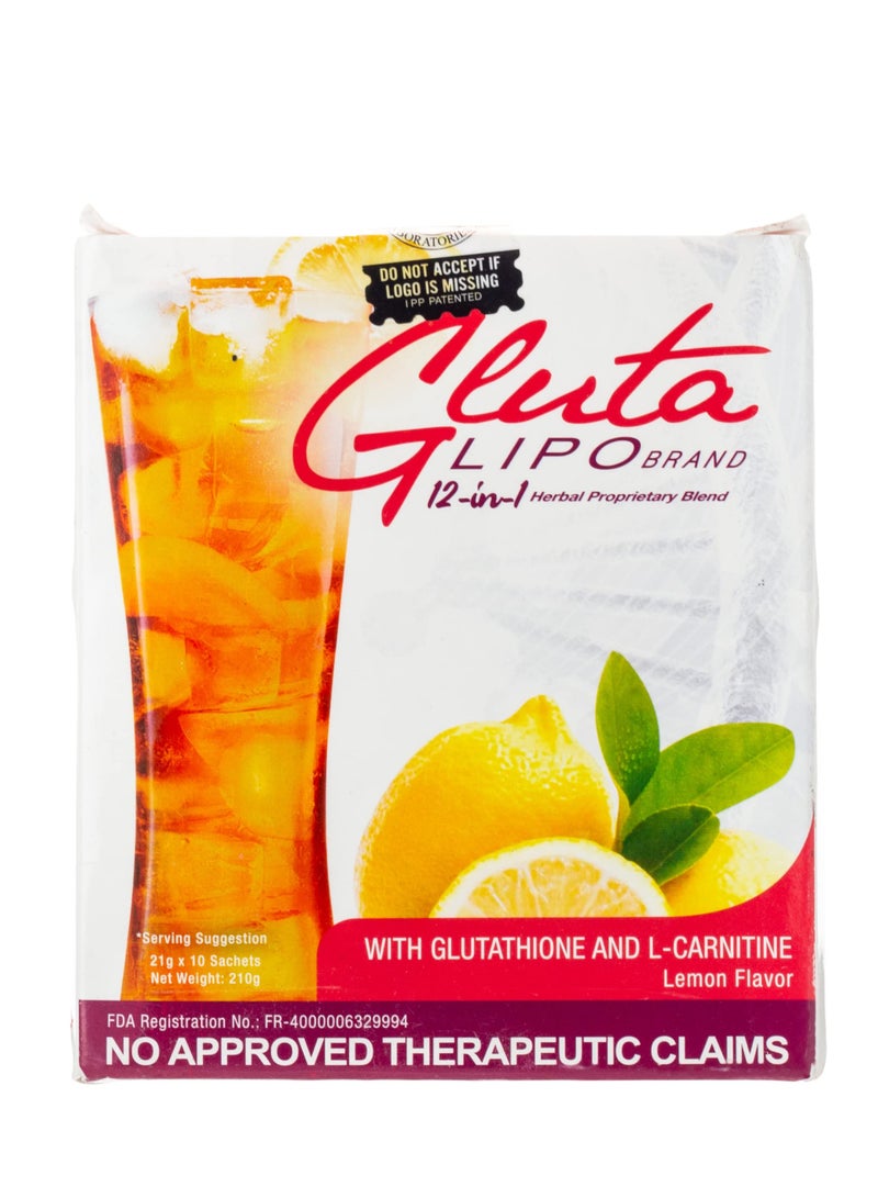 Gluta Lipo 12-in-1 Detox Drink – A Burst of Lemon Freshness for Total Wellness - Image 3
