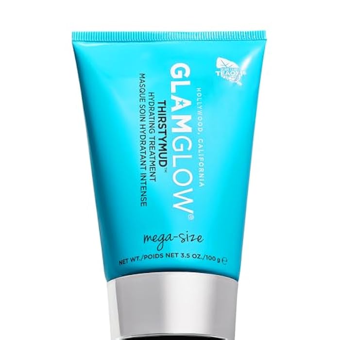 Glamglow THIRSTYMUD Hydrating Treatment Face Mask | Strengthens Skin Barrier, 24H Hydration + Soothes Skin with Hyaluronic Acid - Image 1