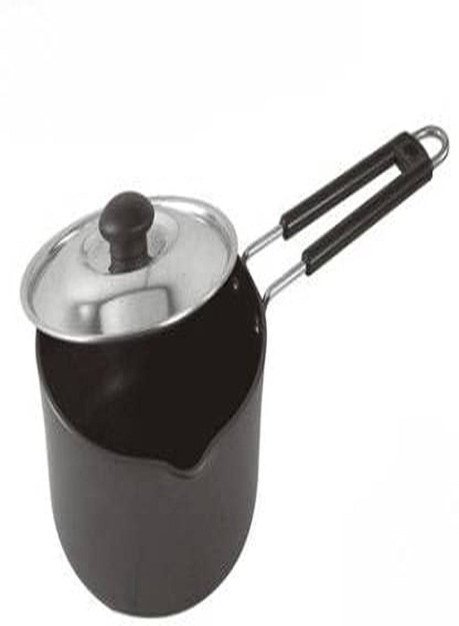 Stephy Hard Anodised Sauce Pan/Milk Pan with Aluminium Lid (17 cm) 1.5 LTR. _Pack of 1 - Image 1