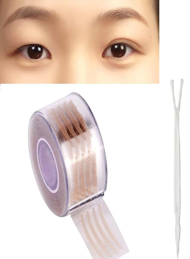 WebWares eyelid tape for double eyelid invisible waterproof, eyelid tape for hooded eyes Makeup Eyelid tape tools Sticker Strips with fork - Image 2
