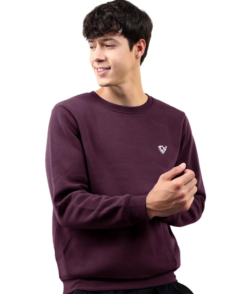 Noble Monk Men's Regular Fit Sweatshirts | Round Neck | Long Sleeve Sweatshirts for Men - Image 1