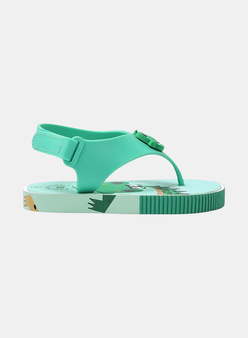 CUBS Unisex Baby Rubber Sandal – Green Dino Flip-Flop Design - Image 3