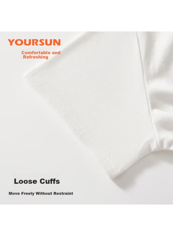 Your Sun Yiershuang Women's Short Sleeve T-shirt Lace Button Collar Summer Thin Slim Fit Shoulder Base Layer Crew Neck Top - Image 4