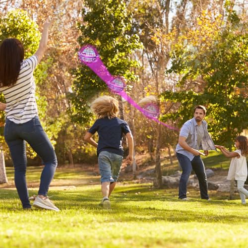 Sosuy 2026 Flying Orb Ball for Kids Magical Hover Galaxy Cosmic Boomerang Space Floating Mini Hand Rotating Drone Stocking Stuffer Xmas Toys for Boys Girls Teen Age 6 7 8 9 10 Pink - Image 5