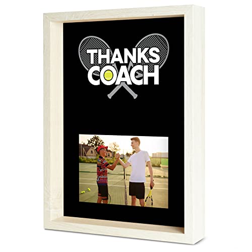 ChalkTalkSPORTS Premier Tennis Photo Frame  Thanks Coach