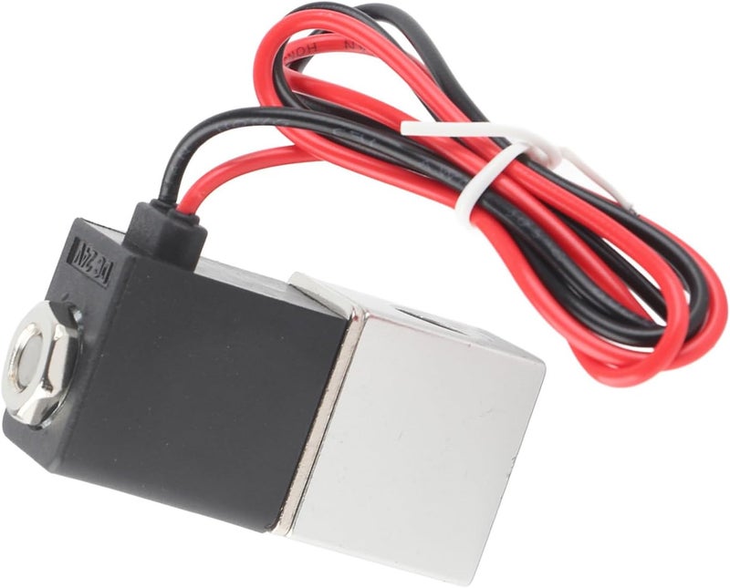 24V DC Fast Response Electric Solenoid Valve, 2 Position 2 Way for Air Water Oil - Durable Die Cast Aluminum, IP65 Waterproof, Easy Installation (G1/4") - Image 5