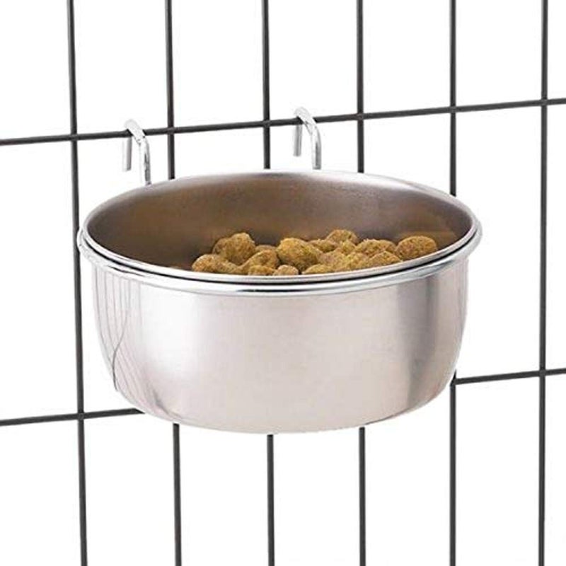 ProSelect Stainless Steel Hanging Pet Cage Bowl 26Ounce