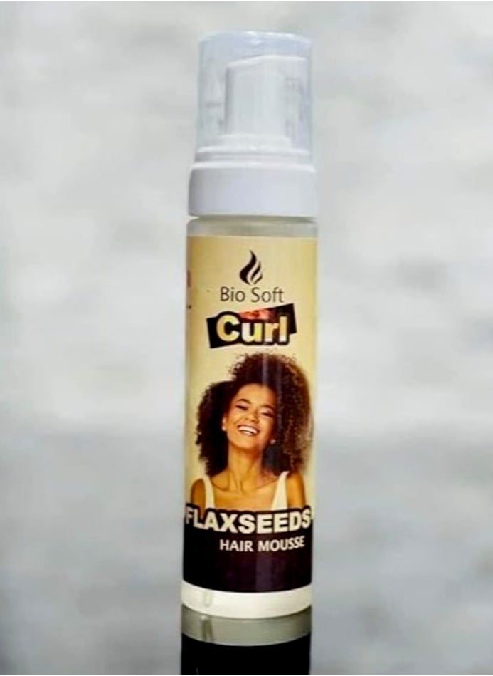 Bio Soft - Bio Soft Curl Flaxseeds Hair Mousse 200ML - Image 1