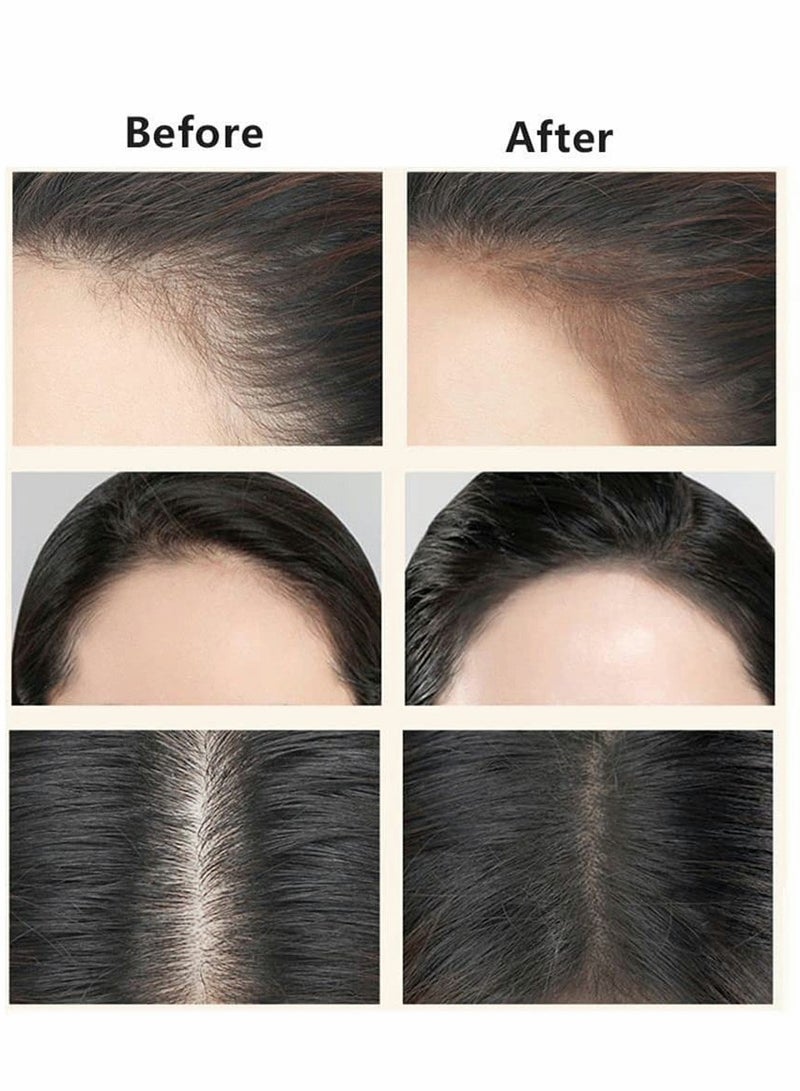 KASTWAVE Hairline Powder Stick, 2 PCS Hair Shadow Powder Root Touch Up Powder, Waterproof Hair Shading Sponge Pen Hair Filler Powder for Cover Gray Hair Root, Hair Touch-Up, Thin Hair (Black) - Image 4