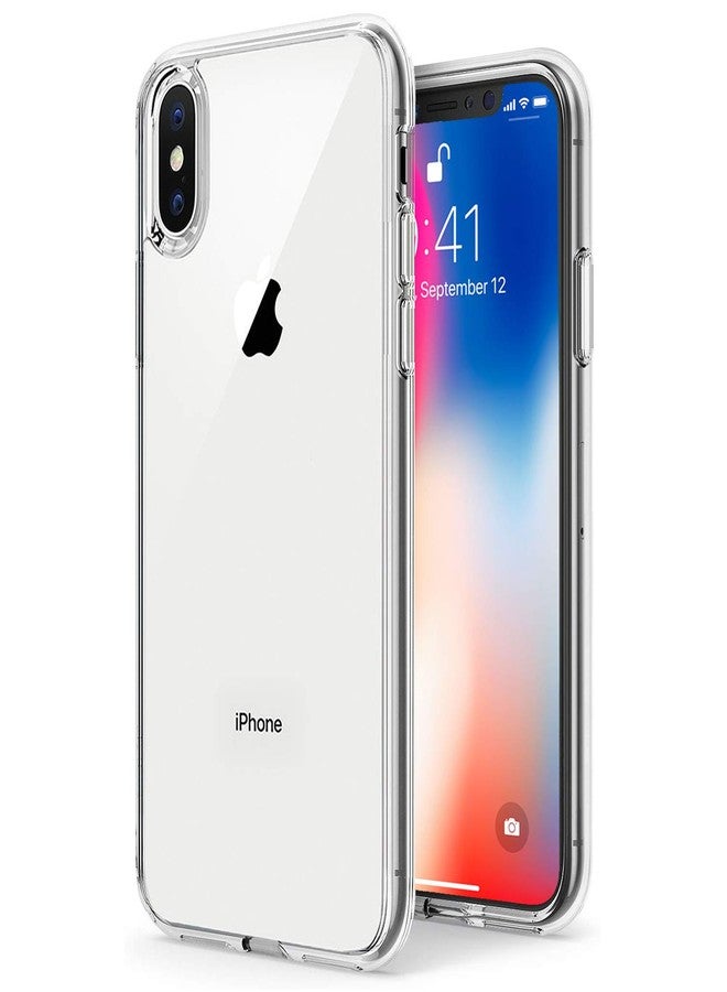 TENOC Case Compatible for Apple iPhone Xs Max 6.5 Inch, Crystal Clear Soft TPU Cover Full Protective Bumper - Image 1