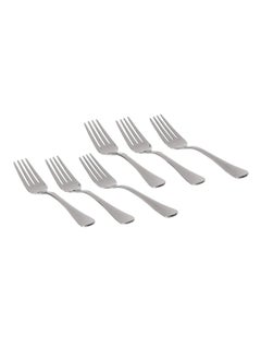 Dania 6 Pieces Stainless Steel Dessert Fork Set 