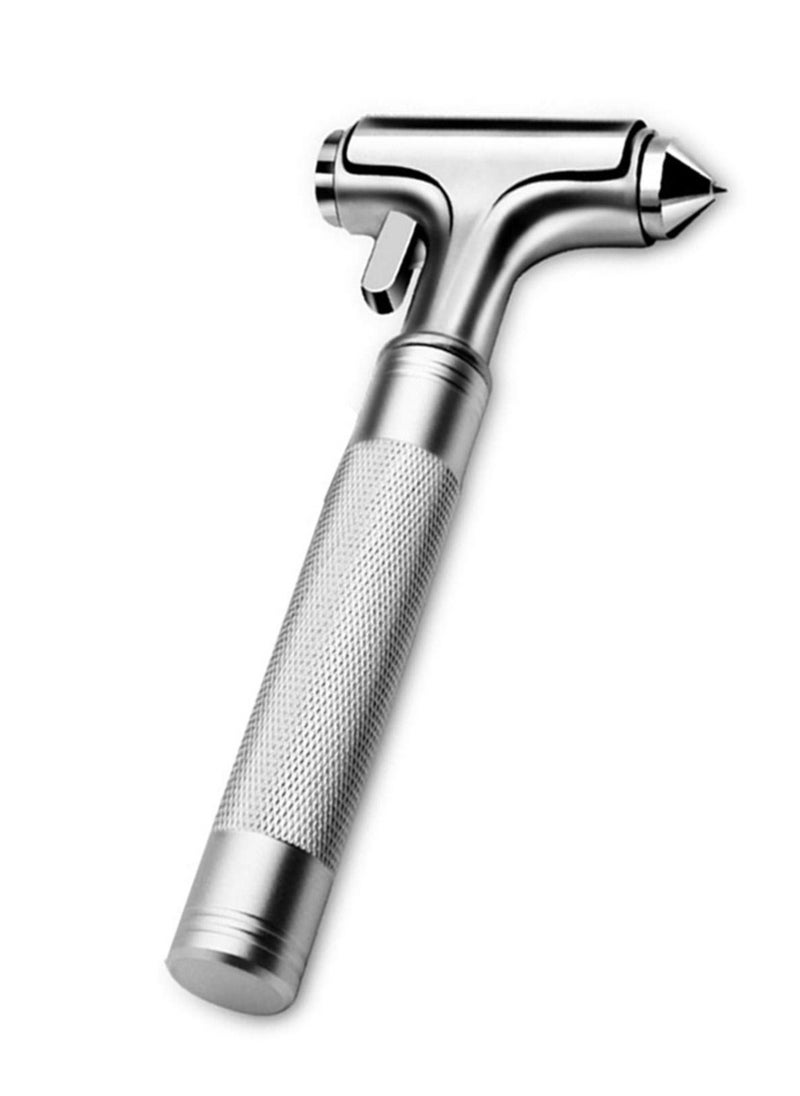 Generic Metal Car Glass Breaker with Seat Belt Cutter, Automotive Safety Hammer, Emergecy Escape Tool, Portable Small Car Window Hammer, Hard Aluminium Alloy Head  - Image 1