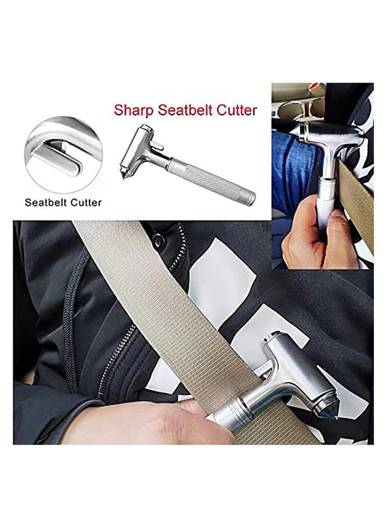Generic Metal Car Glass Breaker with Seat Belt Cutter, Automotive Safety Hammer, Emergecy Escape Tool, Portable Small Car Window Hammer, Hard Aluminium Alloy Head  - Image 5