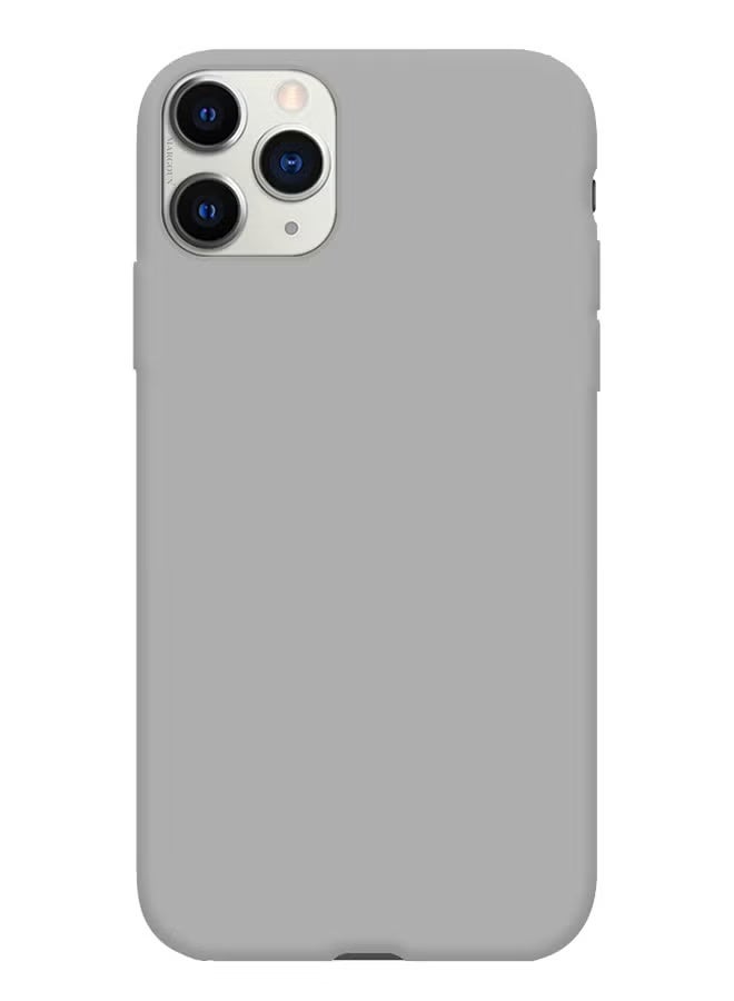 CATANES iPhone 11 Pro Max Case Slim Silicone Case Soft Anti-Scratch Full Body Shockproof Protective Case Cover Grey - Image 3