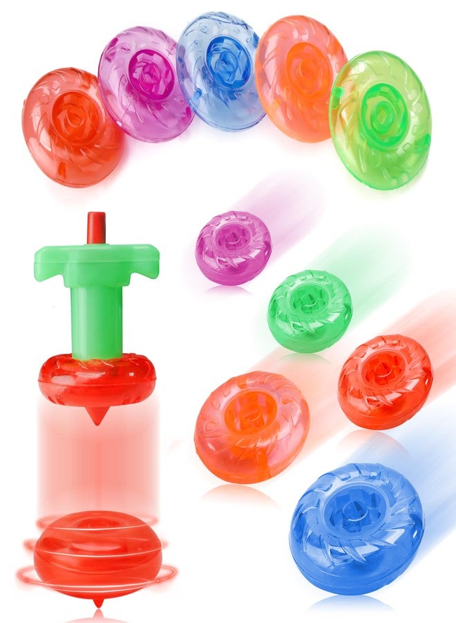 Sepco 100PCS Mini Spinning Tops Novelty Little Gyroscopes Miniature Top Spinner Small Gyro Bulk Toys for Kids Party Favors Easter Egg Fillers Class Prizes - Image 1