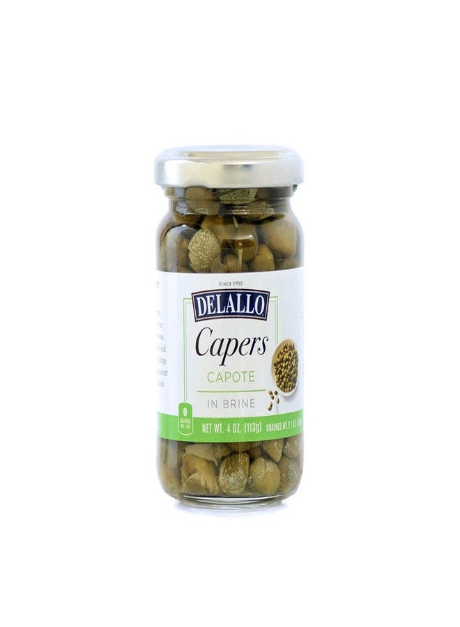 DeLallo Capote Capers in Brine 4 oz - Image 1