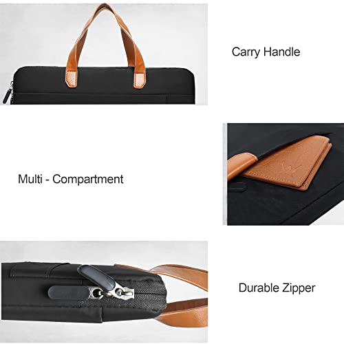 Probus Polyester Travel Laptop Sleeve Case Cover Bag (13 Inch, Black) - Image 3