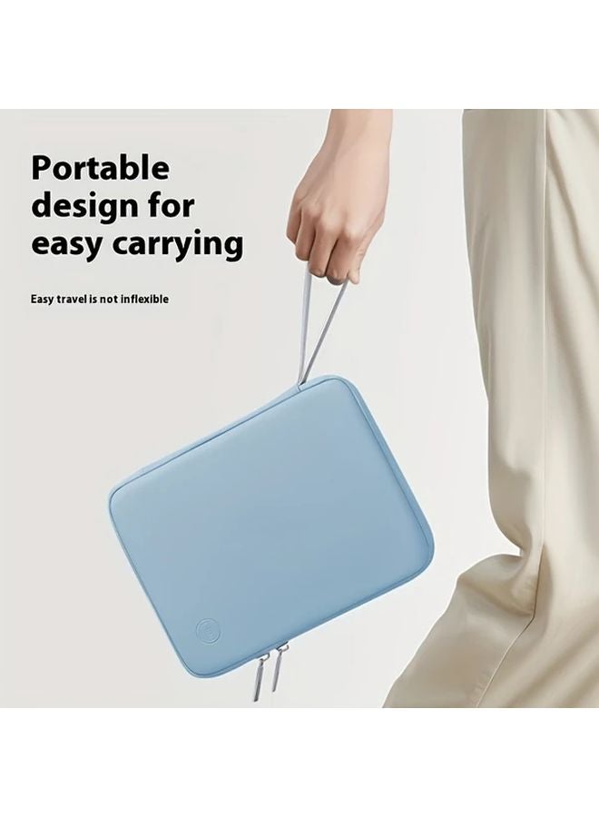 Premium Black PU Leather Tablet Case Stylish Simple Design Portable Durable Fits 11 Inch Ideal for Business Travel - Image 4