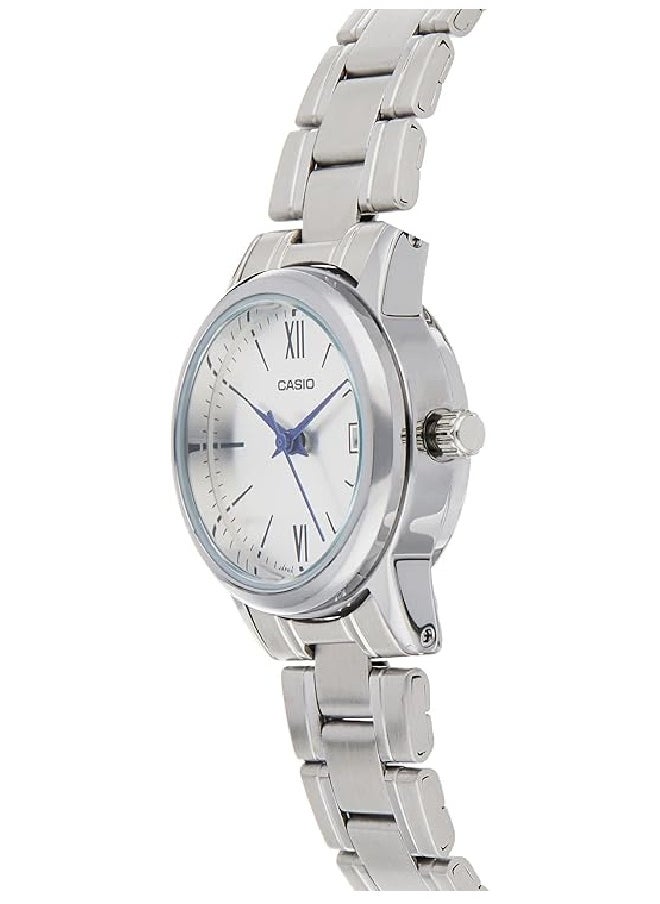 CASIO Women's Analog Stainless Steel Watch LTP-V002D-7B3 Silver  - Image 3