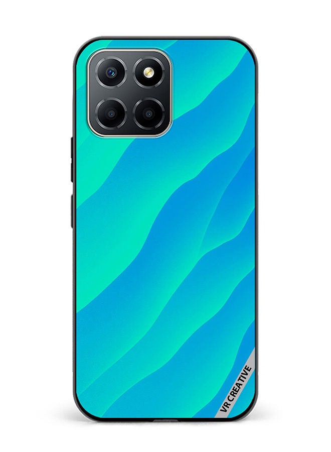 VR CREATIVE Protective Case Cover For Honor X6 Blue Abstract2 Design Multicolour - Image 1