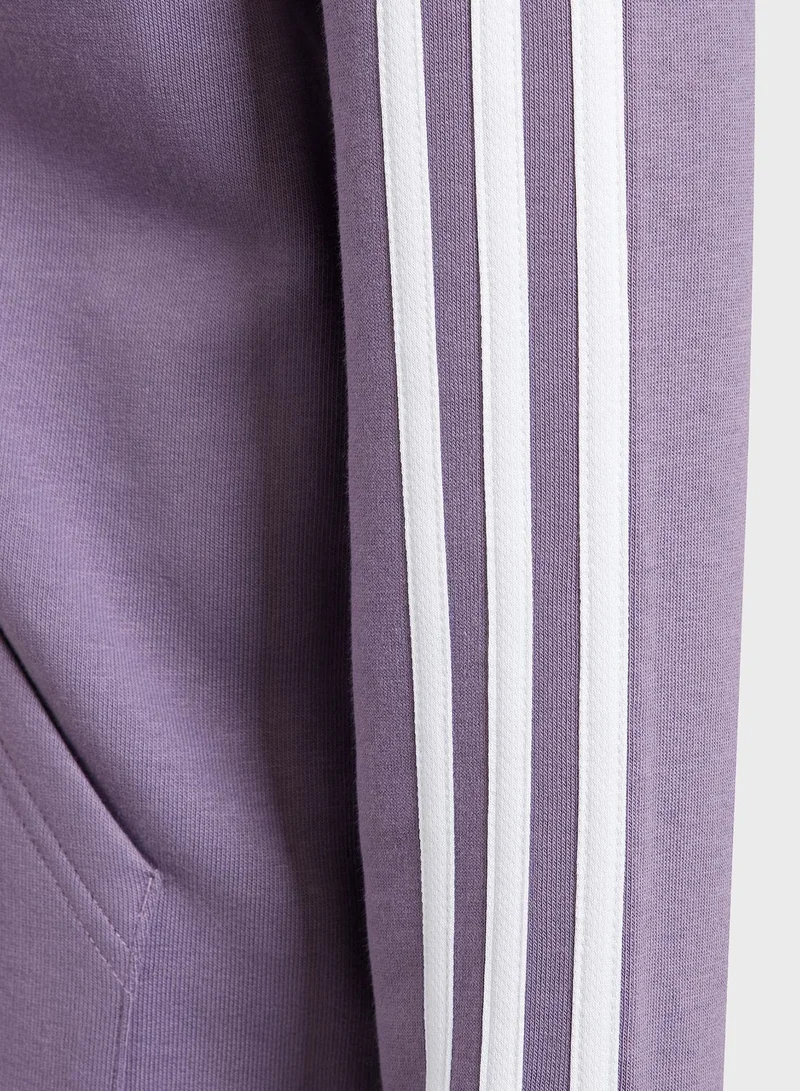 Adidas Essentials 3-Stripes Fleece Full-Zip Hoodie