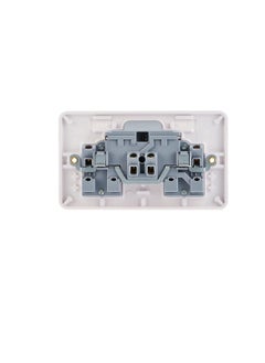 Schneider Electric Schneider Electric GGBL3020NIS Lisse UK Standard Switch Socket White, 2 gang 13A BS 1363-2 Standard  - Image 3