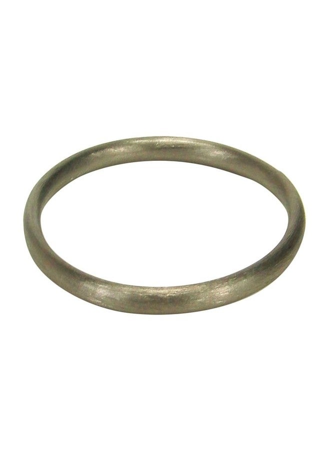 Sheila Fajl Round Tubular Bangle Bracelet in Brushed Gunmetal - Image 1