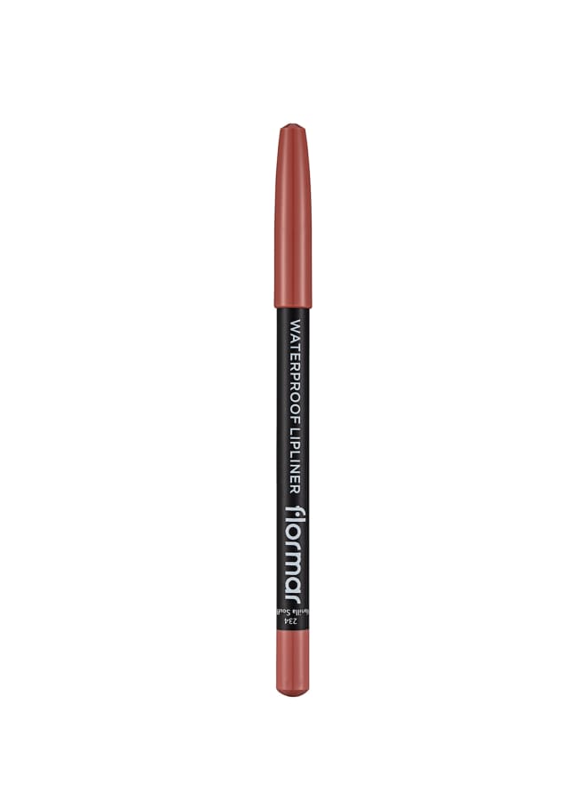 flormar Waterproof Lipliner – 234 Vanilla Souffle – Blendable, Long-Wear, Waterproof, Precise Tip, Smooth 234-VANILLA SFF - Image 2