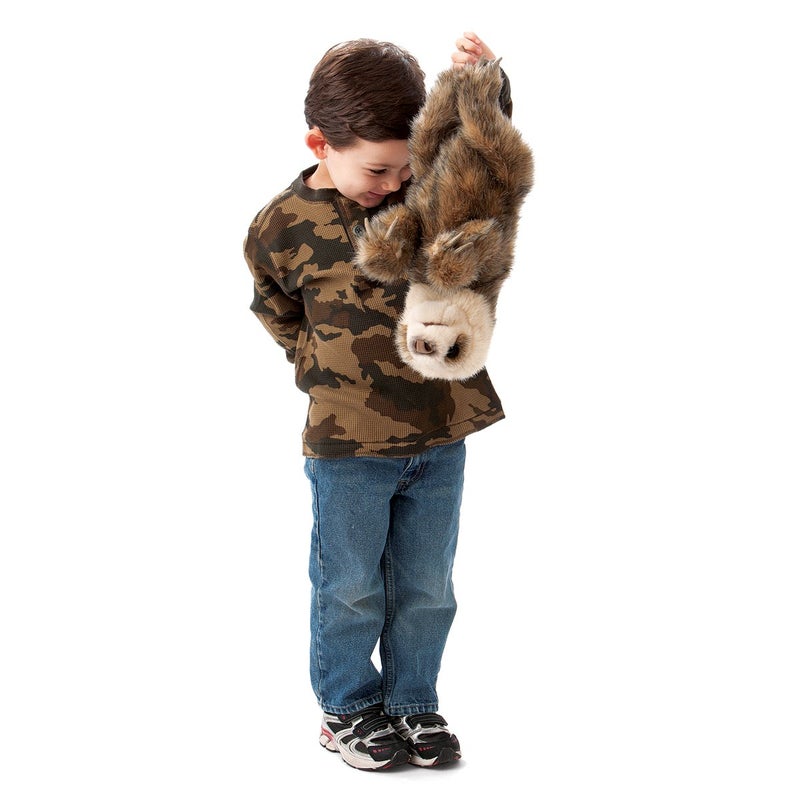 Folkmanis Baby Sloth Hand Puppet - Image 5