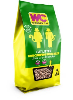 Wonder Cat Wonder Cat NON - CLUMPING WOOD CAT LITTER 6L  - Image 2