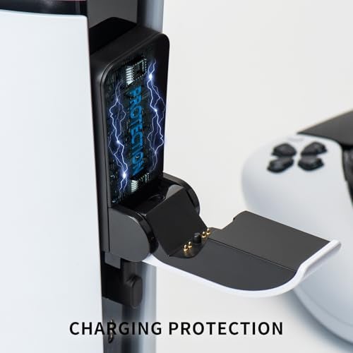 NiTHO Mini Foldable Charger for PS5 Slim Console, Compatible with PS5 and PS5 Edge Controllers, USB-C Vertical Charging Base for PlayStation 5 Slim (2023 Model Only) - Image 4