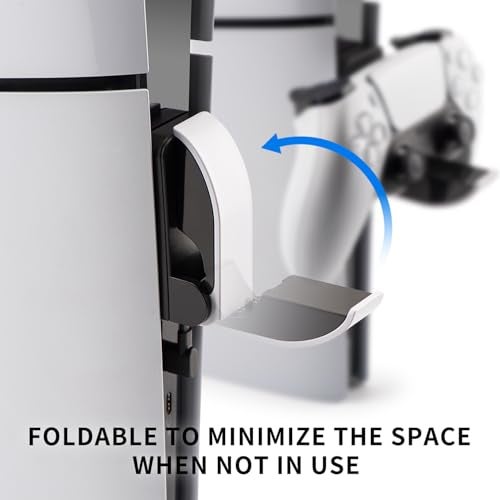 NiTHO Mini Foldable Charger for PS5 Slim Console, Compatible with PS5 and PS5 Edge Controllers, USB-C Vertical Charging Base for PlayStation 5 Slim (2023 Model Only) - Image 5