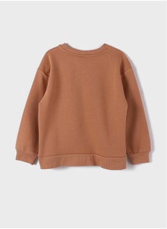 LC WAIKIKI Crew Neck Printed Long Sleeve Girl Sweatshirt  - Image 2
