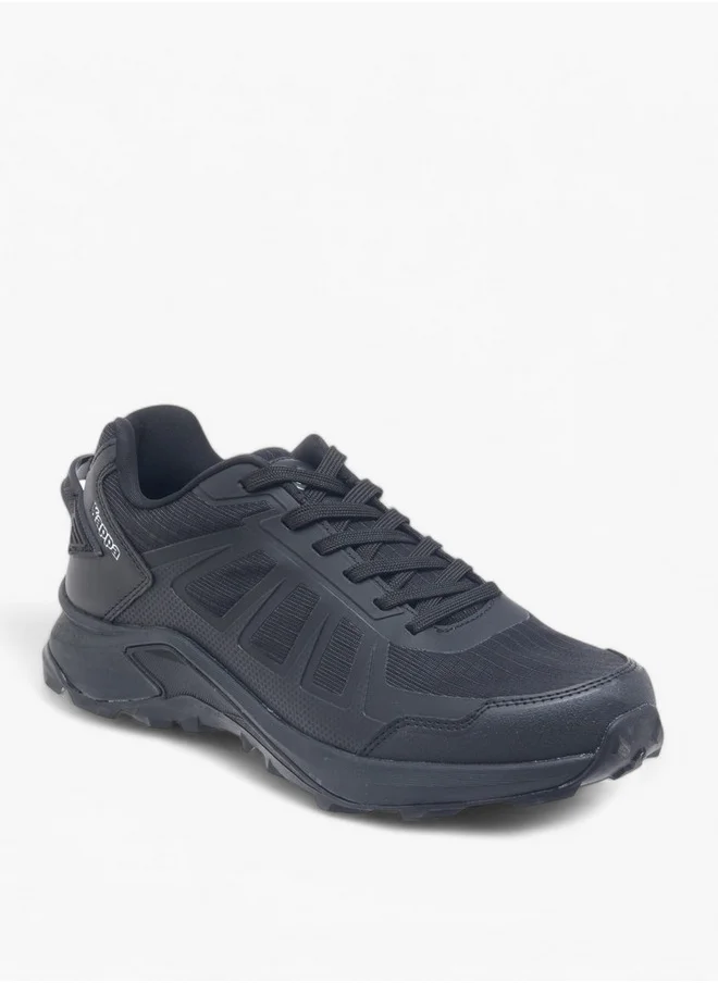 Kappa Men's Textured Lace-Up Sports Shoes