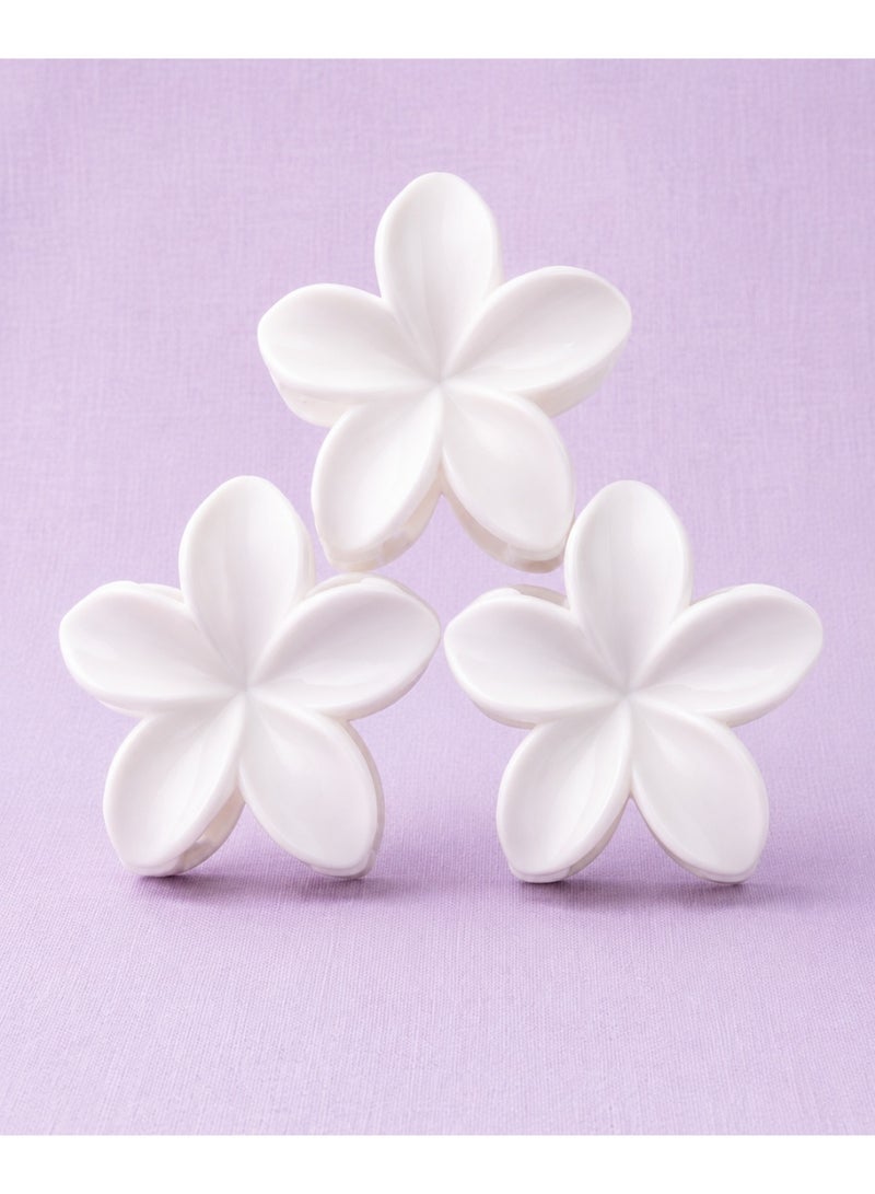 A set of 3 pieces for women’s hair bands, 3 colors, a flower-shaped clip headband for women, girls’ accessories - Image 2