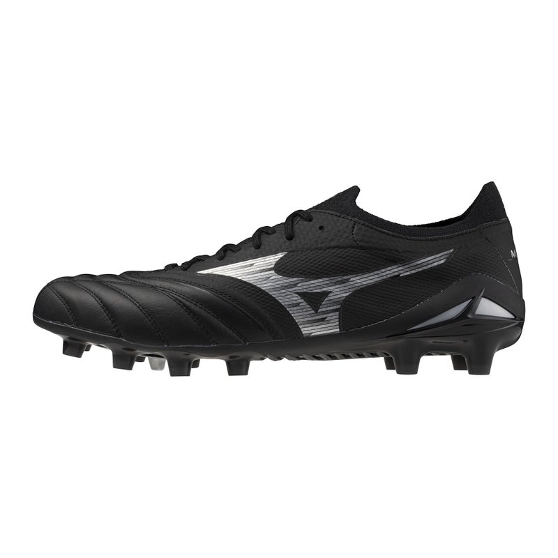 Mizuno Morelia Neo IV Beta Elite Soccer Shoe | K Leather Soccer Boot | Unlimited Black | US Men's 13 - Image 5