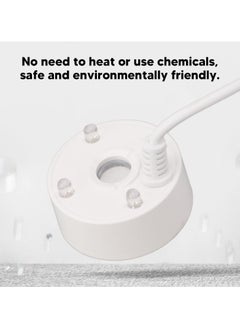 Generic Mist Maker, USB Mist Maker with RGB LED Light, Ultrasonic Mist for Ponds, Wigwams, Fish Tanks, No Heat Eco Friendly Mist Maker, Easy To Use, 5V (White)  - Image 2